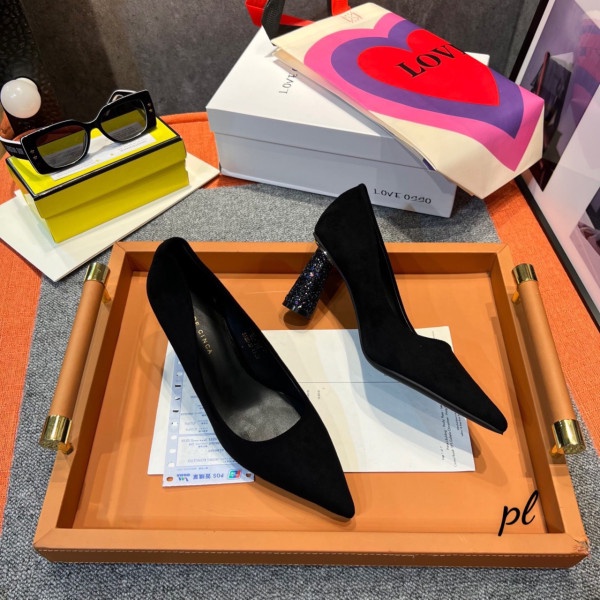 Đầm gót nhũ fom chuẩn fullbox size 35-39 gót 8cm