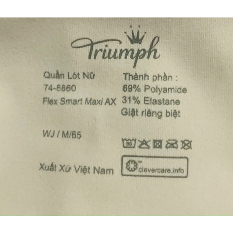 👙Quần lót nữ Triumph FLEX SMART MAXI AX ( code : 74-6860)