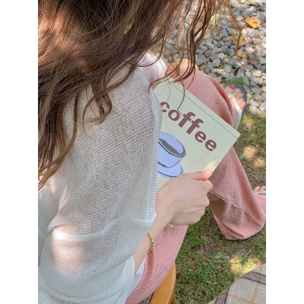 Áo len trơn mỏng cổ tròn AL51