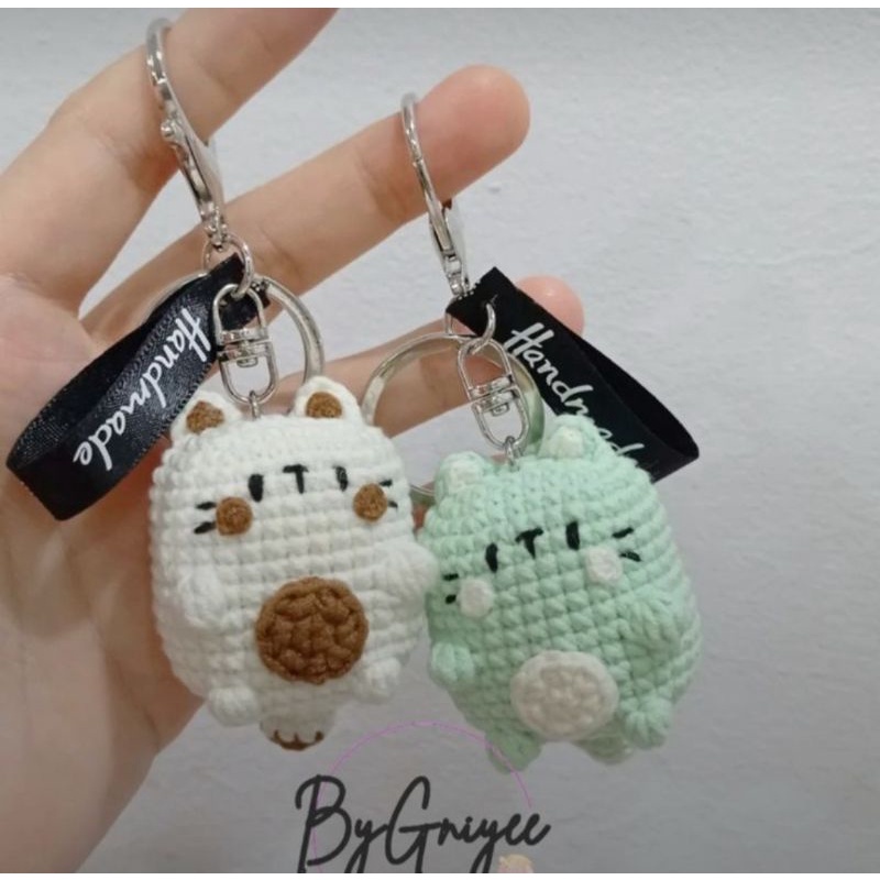 Móc khóa mèo handmade