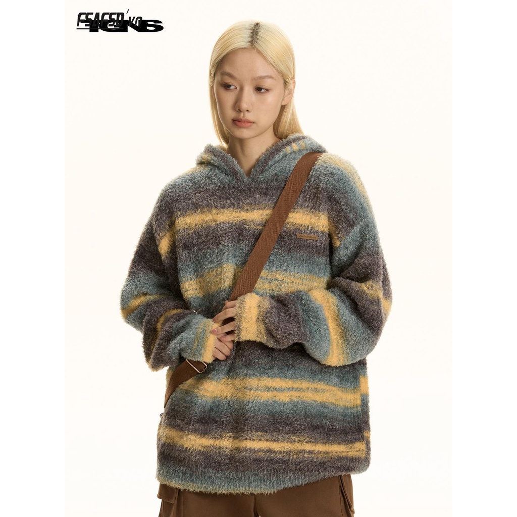 Áo Hoodie Họa Tiết Tranh Sơn Dầu Phong Cách retro Cho Nam Nữ