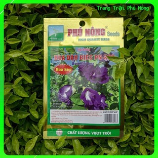 Hạt Giống Hoa Đậu Biếc PN-220 Phú Nông - Gói 1g ~10 Hạt- Butterfly Pea