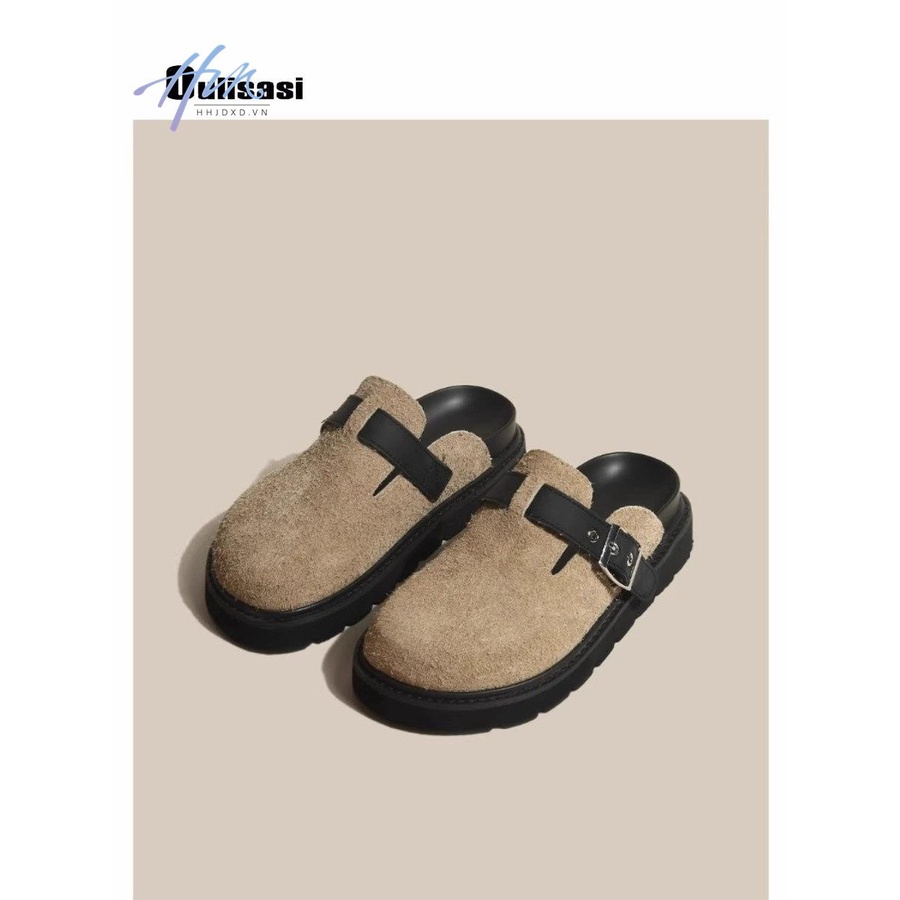 Giày birkenstock Mùa Thu 2023 Đế Dày Phối Màu Phong Cách Mới
