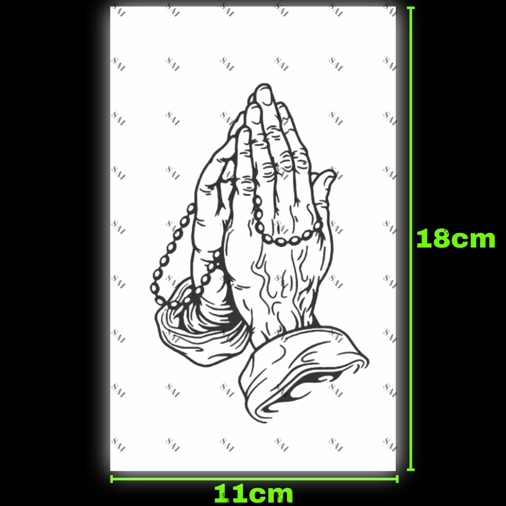 Miếng dán hình xăm tạm thời SAI MAGIC TATTOO 824 18CM×11CM chống thấm nước lâu trôi lên đến 2 tuần