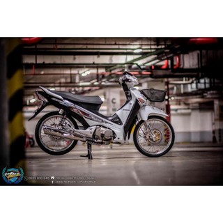 Tem rời mẫu Wave S 125 cho Future neo trắng đen - tem chuẩn Decal 1668