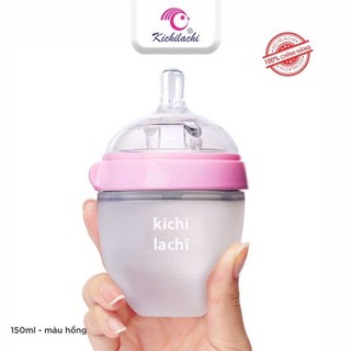 BÌNH SỮA SILICONE KICHI 150ml/220ml