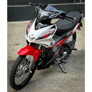 Tem rời exciter 2010 - mẫu spark rx135i - tem trắng đỏ nổi bật