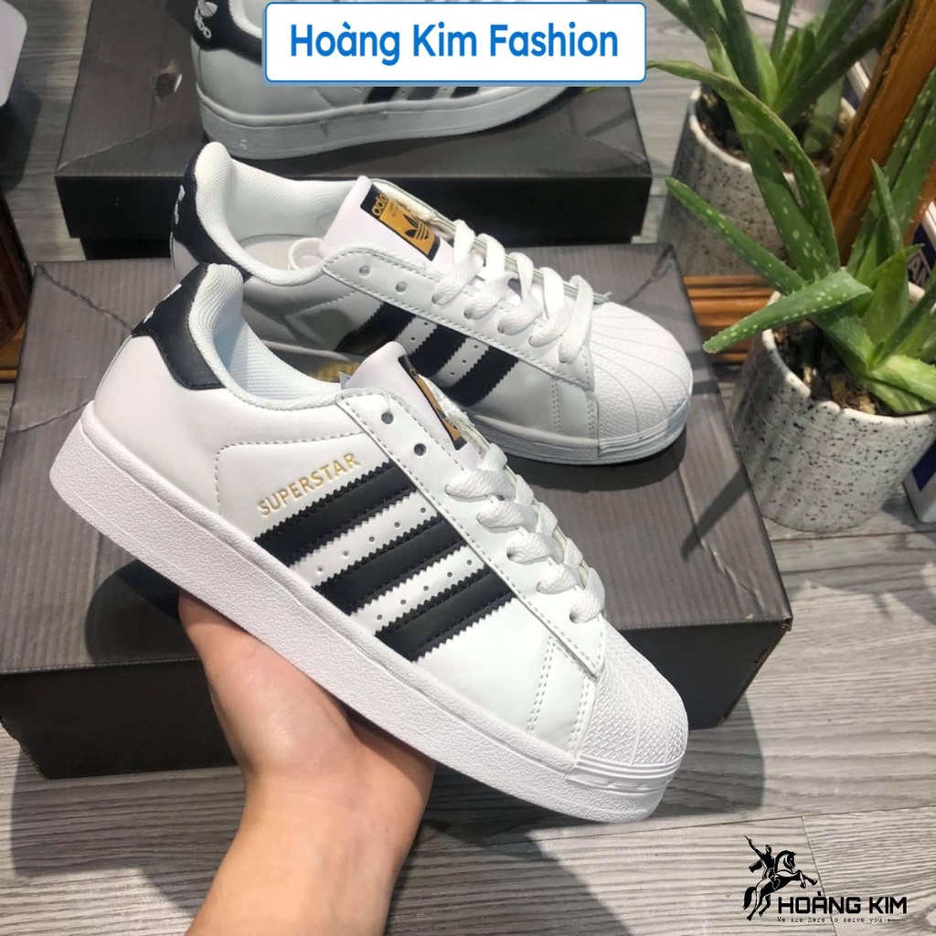 Giày Thể Thao Superstar Mũi Sò Tem Vàng hàng cao cấp full box bill - Hoàng Kim