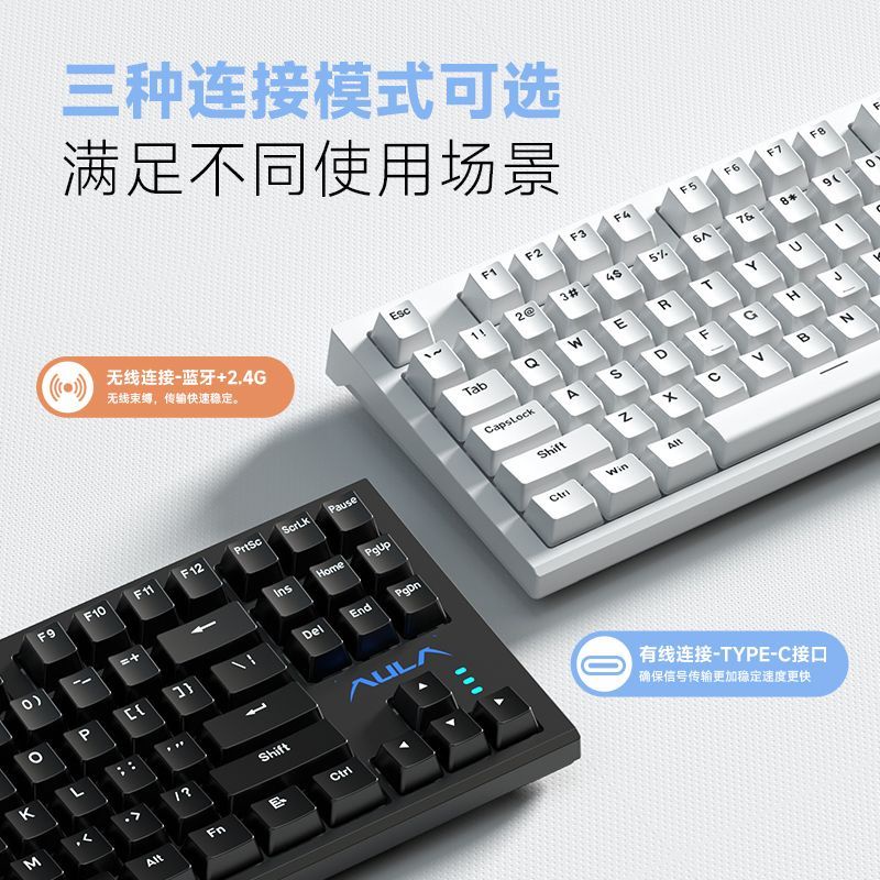 Bàn Phím Cơ Không Dây Kết Nối bluetooth Cho laptop