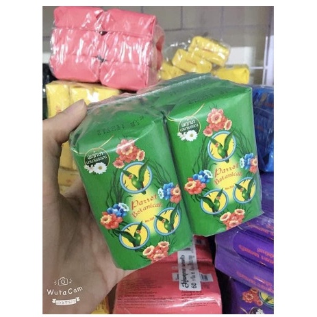 Lốc 6 Bánh Xà Phòng Vẹt Parrot Botanicals Thái Lan 60gr, Siêu Thơm