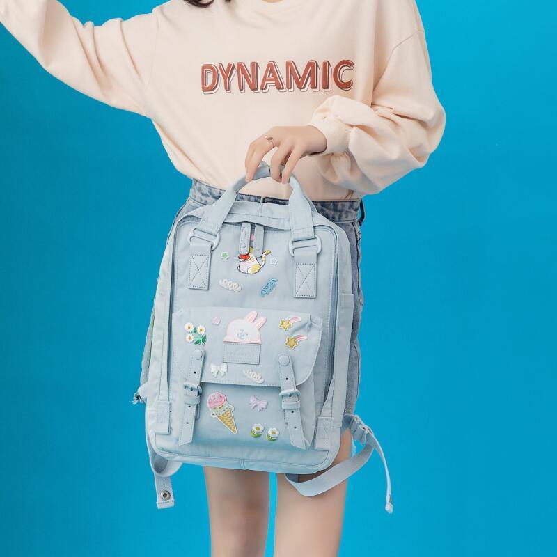 Ba Lô Đi Học / Du Lịch Hình Bánh donut Phong Cách Hàn Quốc Dành Cho Nữ Scho