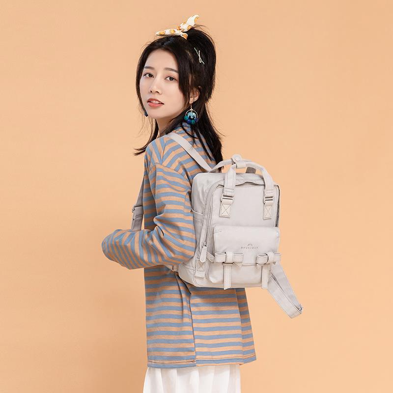 Ba Lô Đi Học / Du Lịch Hình Bánh donut Phong Cách Hàn Quốc Dành Cho Nữ Scho