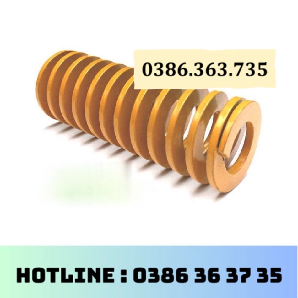 Lò xo khuôn nén, lò xo nén TF Màu Vàng Khuôn Mùa Xuân Hình Chữ Nhật 40*20 25 30 35 40 45 50 55 60 65 70 80 300