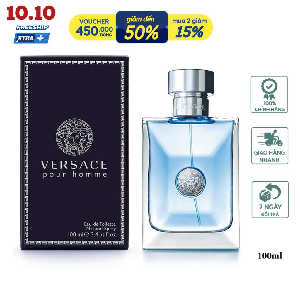 Nước hoa nam cao cấp chính hãng VER.SACE Po.ur Hom.me, dầu thơm lâu body nam tính cuốn hút mạnh mẽ N1 - nuochoa.1htshop