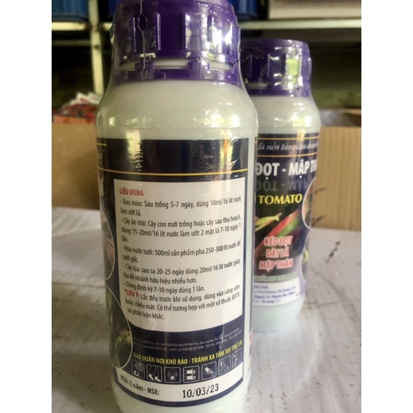 Phân bón kéo đọt, mập thân, dày đọt TOMATO