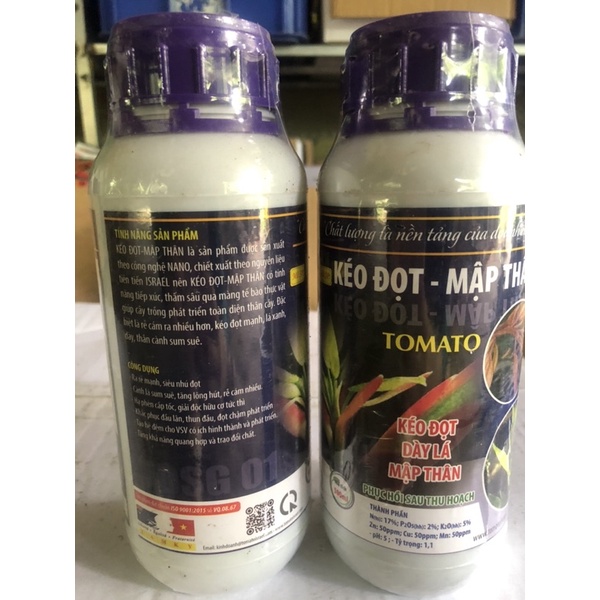 Phân bón kéo đọt, mập thân, dày đọt TOMATO