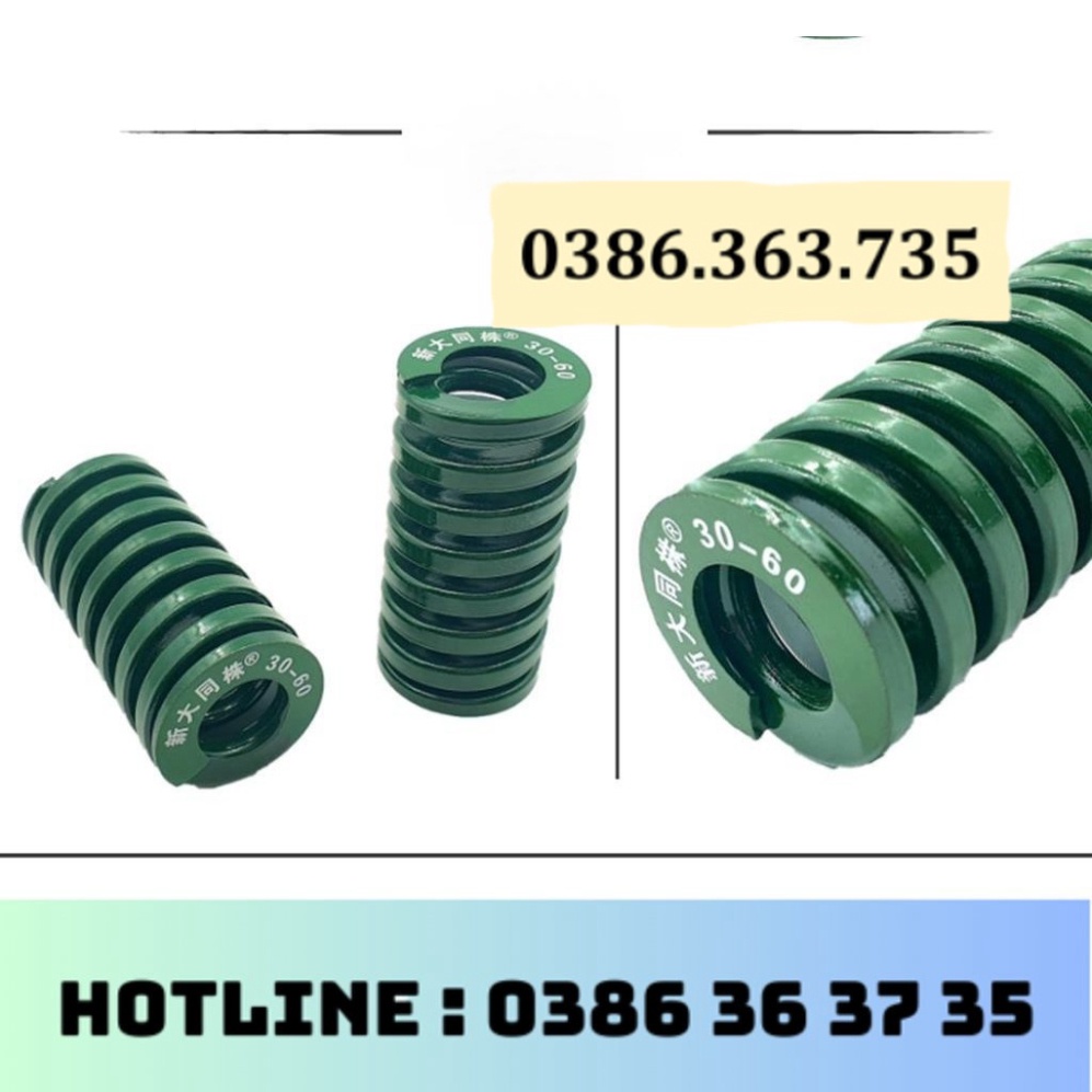 Lò xo khuôn mẫu TF-TL-TM-TH-TB, lò xo nén Màu Xanh Lá Cây 65MN Tiêu Chuẩn Nhật Bản Lò Xo Màu Xanh Lá Cây 25*