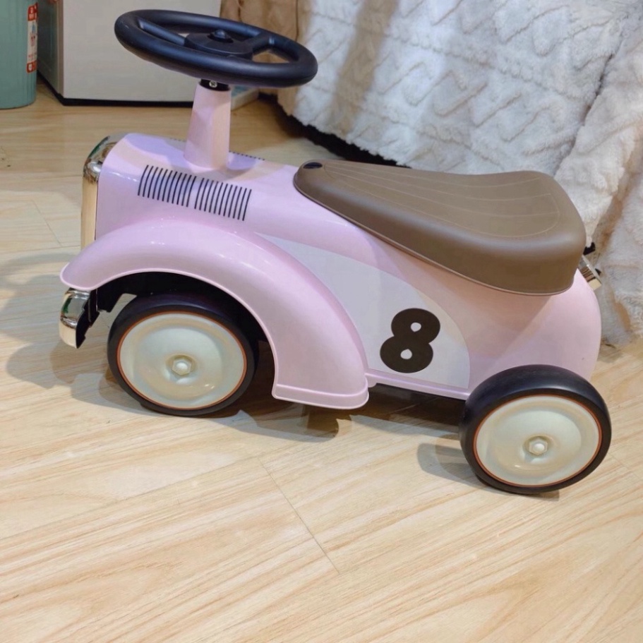 Xe chòi chân trẻ em hình ô tô phát nhạc đèn sinh động cao cấp