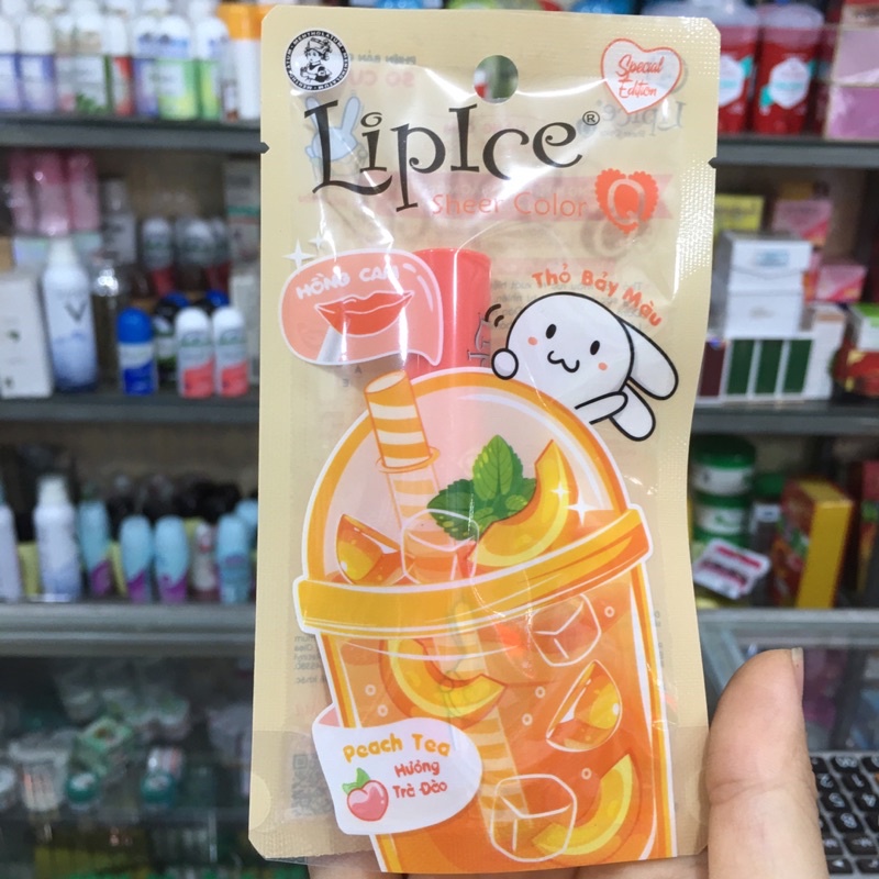 Son dưỡng Lipice Sheer Color Q Thỏ bảy màu 2.4g