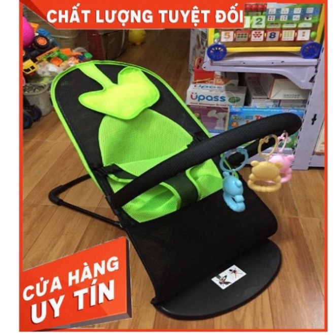⚡Ghế nhún chuẩn hãng ⚡có rung cho bé + Tặng thanh treo đồ chơi cho bé.