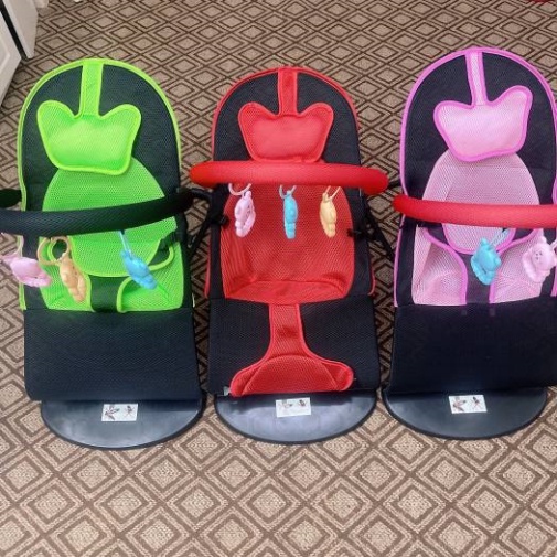 ⚡Ghế nhún chuẩn hãng ⚡có rung cho bé + Tặng thanh treo đồ chơi cho bé.