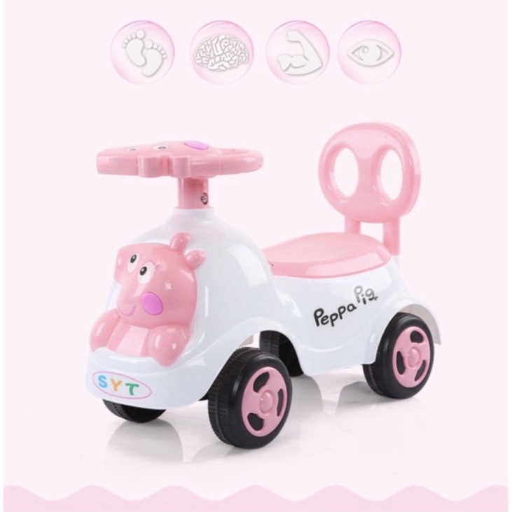 ⭐️ lắc chòi chân heo peppa , chòi thỏ có phát nhạc có đèn vui nhộn đáng yêu.