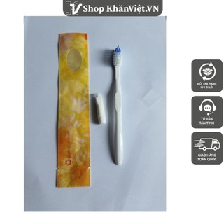 Bàn chải nhà nghỉ - bc 28+ bao bì bông xanh ( 100 cây/ 1 bịch)