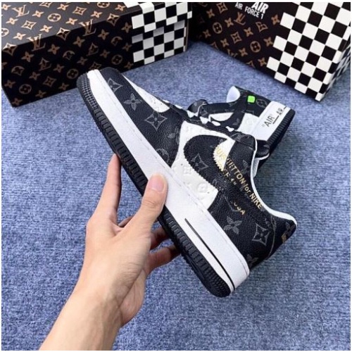 Giày_Nike Air Force 1 LV Đen Trắng, Giày AF1 LV Bản Cao Cấp Bản Đẹp Hot Trend 2023 Full Box Bill