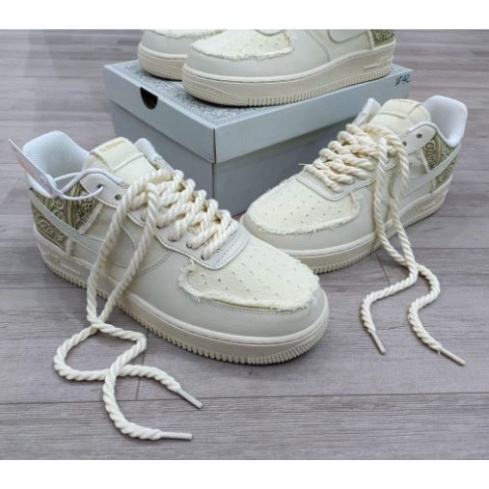 Giày_Nike Air Force 1 LV Đen Trắng, Giày AF1 LV Bản Cao Cấp Bản Đẹp Hot Trend 2023 Full Box Bill
