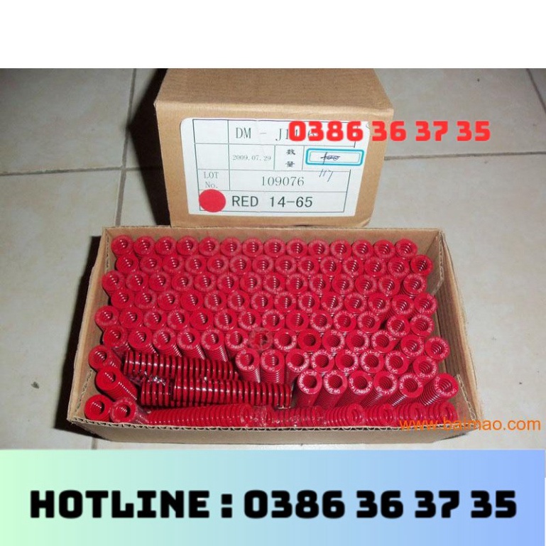 Lò xo khuôn mẫu TF-TL-TM-TH-TB, lò xo nén /Tiêu Chuẩn Nhật Bản/Mùa Xuân Cho Khuôn Mùa Xuân Đỏ Chiều Dài 300Mm