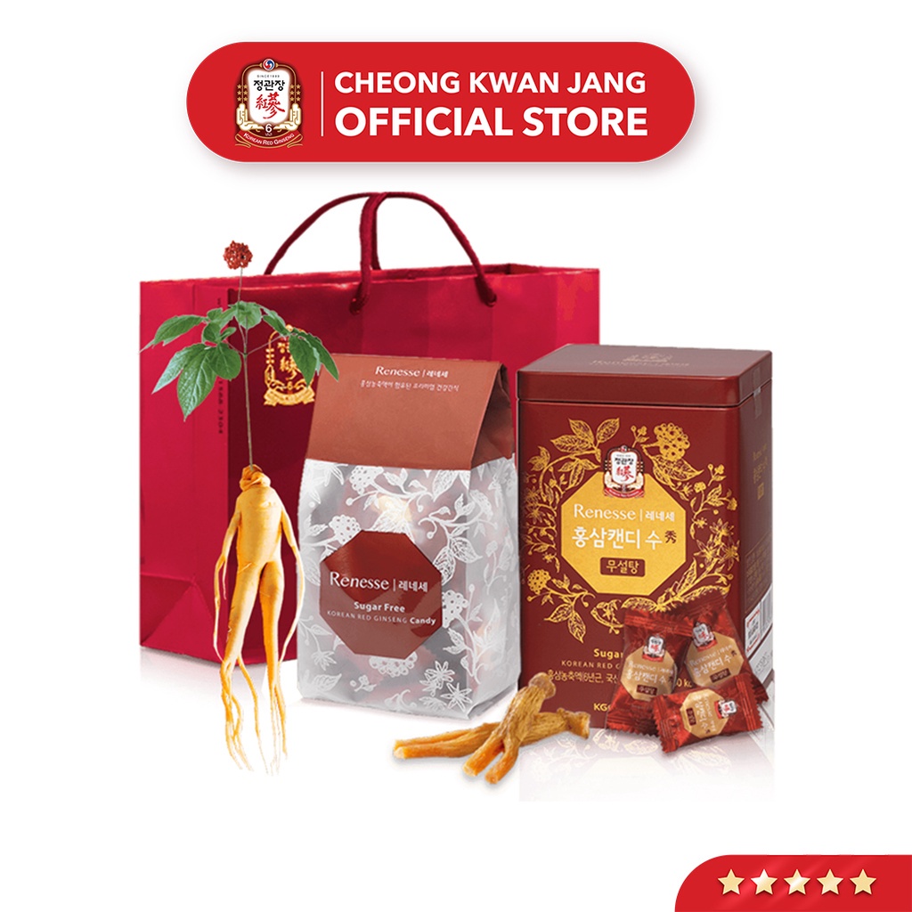 Kẹo Hồng Sâm Hàn Quốc Cao Cấp KGC Cheong Kwan Jang - Ginseng Candy 180g