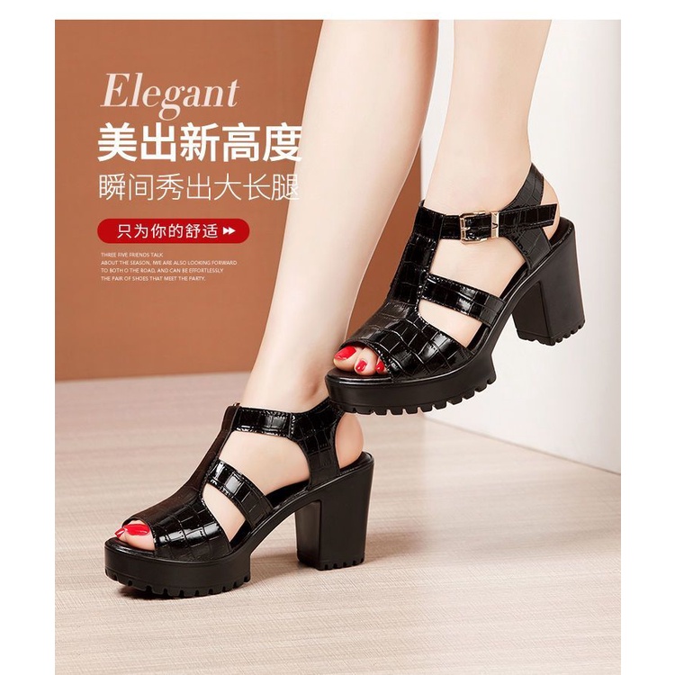 Sandal Cao Gót Hở Ngón Phong Cách Mới Mùa Hè 2023 Cho Nữ