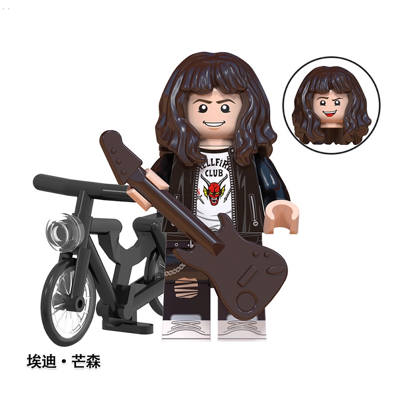 Bộ Đồ Chơi Lắp Ráp lego stranger things Mô Hình Nhân Vật eleven demon piranha Thorler