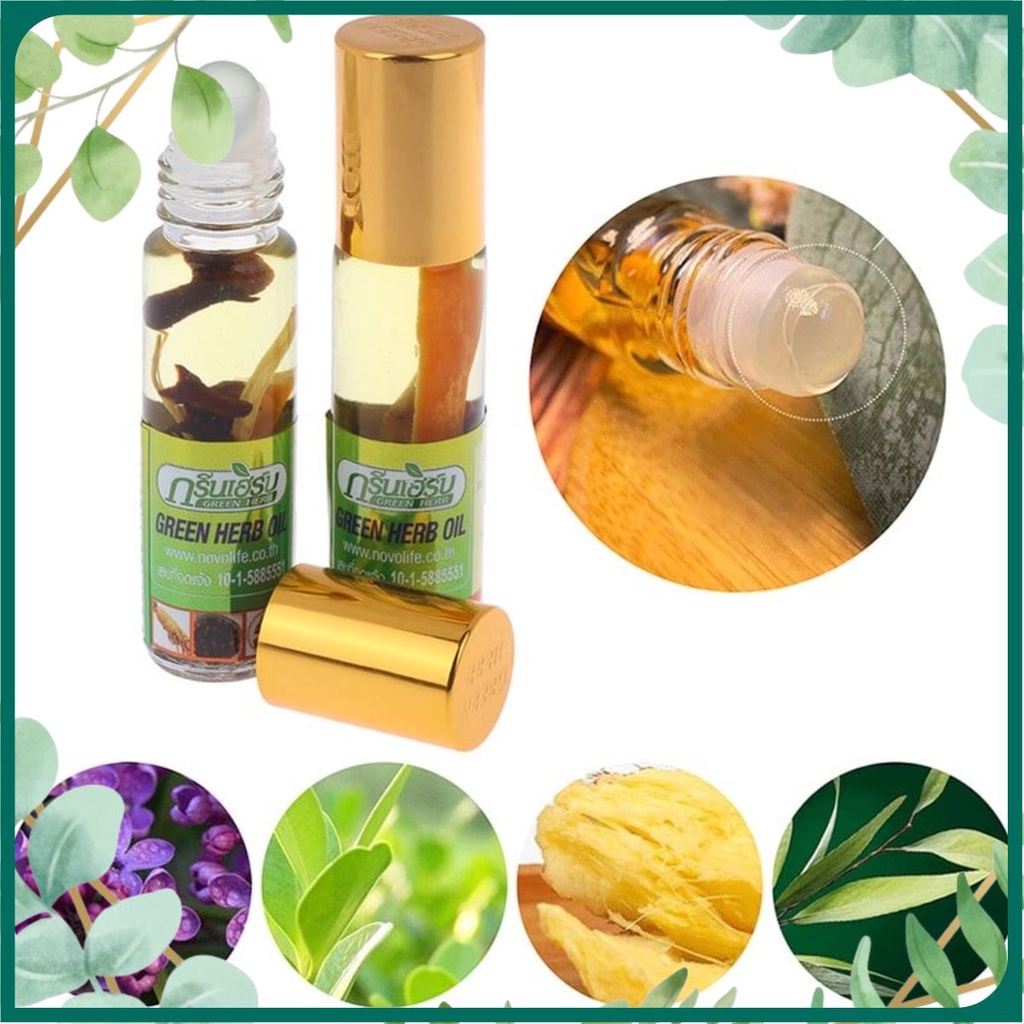 Dầu Thảo Dược Nhân Sâm Thái Lan Ginseng Green Herb Oil 8ml#chính hãng #chính hãng # | BigBuy360 - bigbuy360.vn