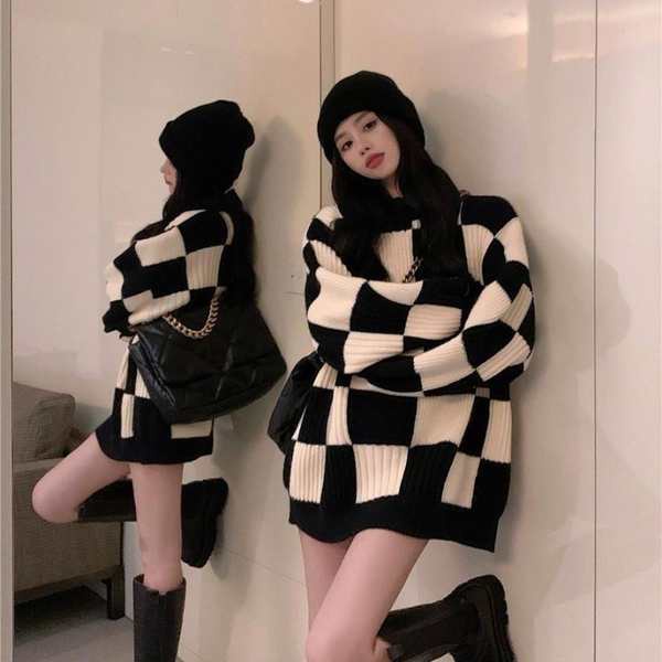 Áo sweater Form Rộng Phong Cách Hàn Quốc Cho Nữ