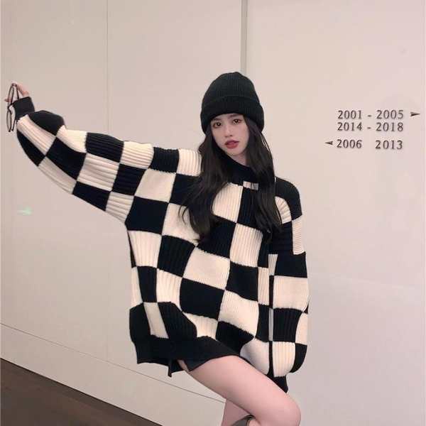 Áo sweater Form Rộng Phong Cách Hàn Quốc Cho Nữ