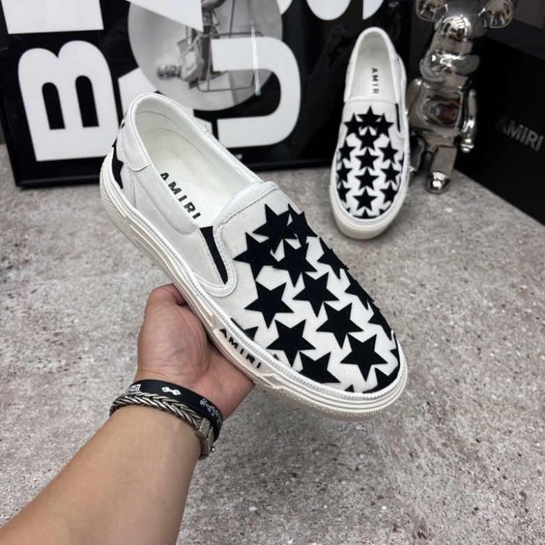 Giày silipon Amiri sao nam , giày slipon hình sao nổi full box - hàng QCCC video và ảnh tại shop