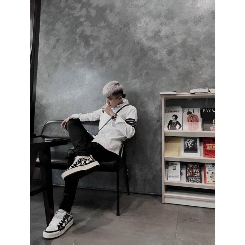 Giày silipon Amiri sao nam , giày slipon hình sao nổi full box - hàng QCCC video và ảnh tại shop