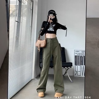 Kaki Suông Dây Thắt Siêu Hot Hit