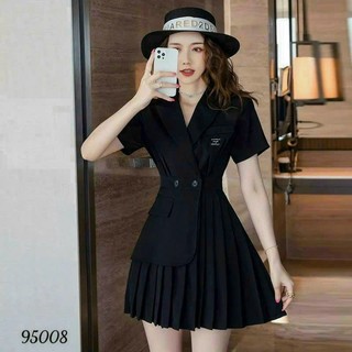 Đầm Xòe Nữ Xếp Ly Sang Chảnh Có Bigsize XRT024