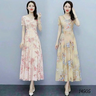 Đầm Xòe Tiểu Thư Lụa Satin Dễ Thương Cao Cấp XRT054