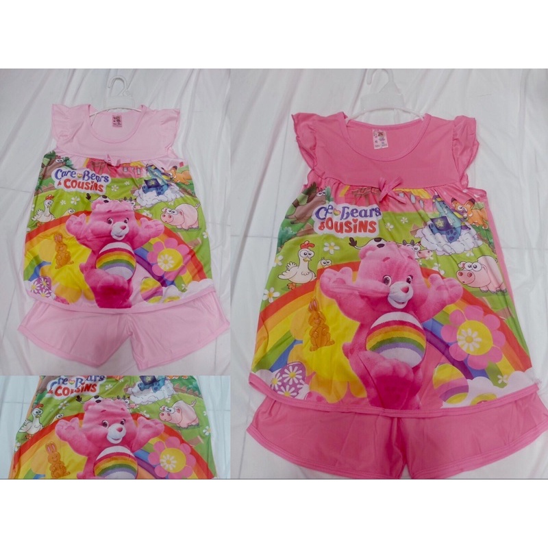 Sét đồ bộ bé gái form lớn cho bé từ 28-40 kí vải thun bóng cực mát.