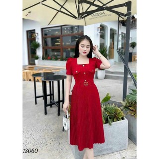Đầm Xòe Nữ Xếp Ly Dễ Thương XRT061