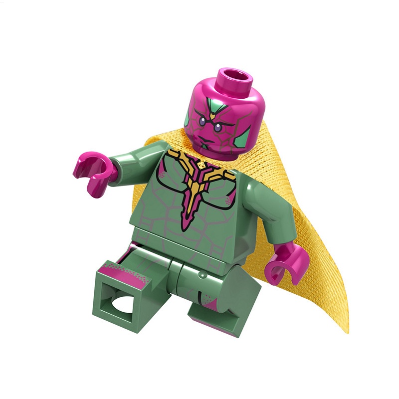 Mô Hình lego Siêu Anh Hùng avengers vision wanda