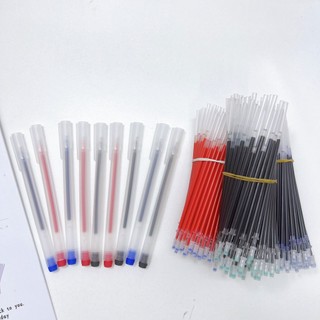 Bút gel mực đen, đỏ, xanh - hanacorn - bút gel ngòi 0.5 mực đều, viết trơn. nét đẹp