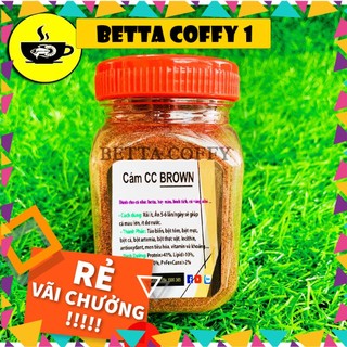 Thức ăn cho cá 7 màu & betta - Cám CC Nâu 50g