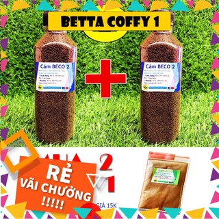 Combo 2 chai cám beco - tặng 1 bịch beco - thức ăn cá cảnh