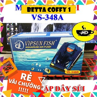 Máy sủi oxi 2 vòi VS - 348A - Tặng kèm 2m dây và sủi