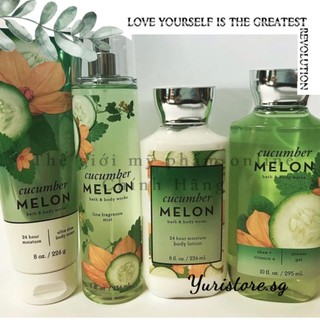 🆈🆄🆁🅸 - Xịt thơm Bath & Body Works Fine Fragrance Mist hương Cucumber Melon