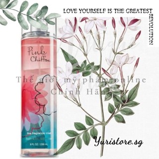 🆈🆄🆁🅸 - Xịt thơm Bath & Body Works Fine Fragrance Mist hương Pink Chiffon